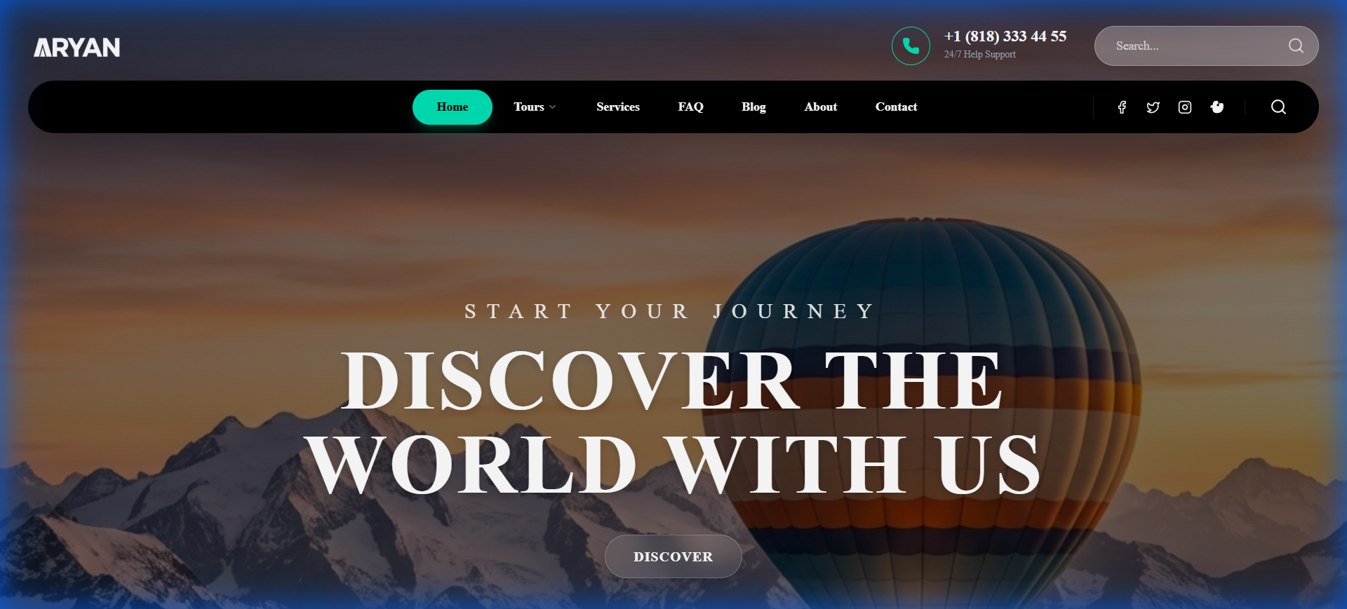 ARYAN Travel & Hotel Booking